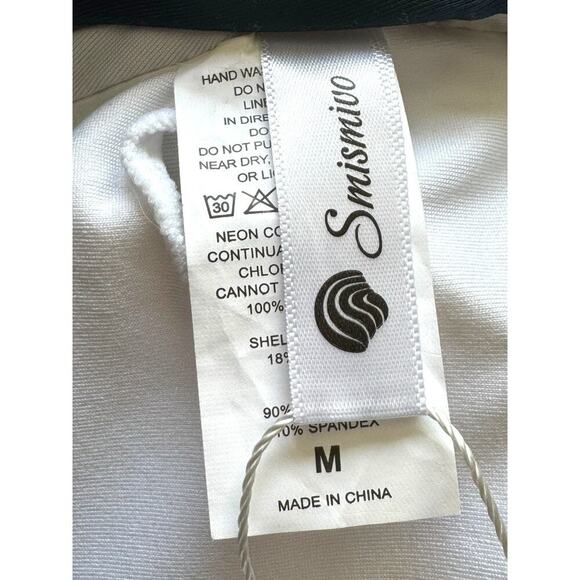 NWT Smismivo Swimwear Halter One Piece Medium Slimming Tummy Control Swimsuit - Picture 6 of 13